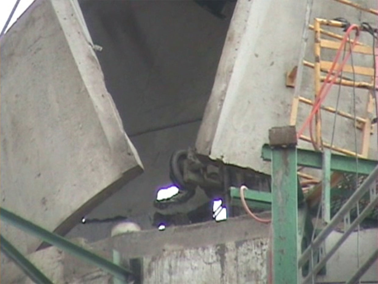 corte com fio diamantado em silos de concreto - São Vicente - São Paulo