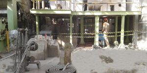 corte com fio diamantado em base de concreto - Fabrica de Papel Higiênico - São Paulo