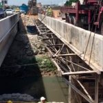 demolição controlada em balanço de ponte