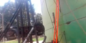 corte em tanque de chapa de aço com fio diamantado - Fábrica em São Paulo