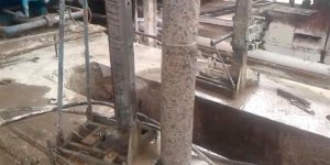 furos em base de moenda Usina-de Açúcar em Jacarezinho - PR